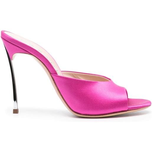 Casadei mules blade flash 100mm - rosa