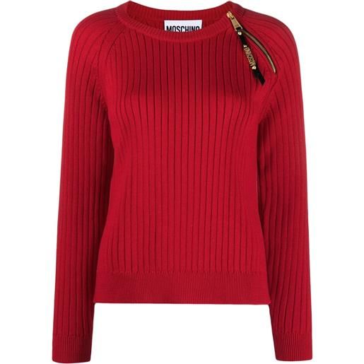 Moschino maglione con girocollo - rosso