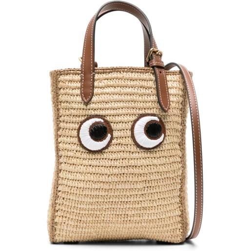 Anya Hindmarch borsa tote eyes - toni neutri