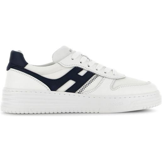 Hogan sneakers h630 con design a inserti - bianco
