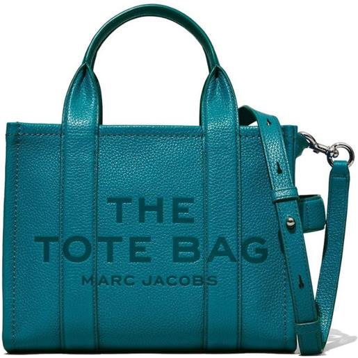 Marc Jacobs borsa the leather tote piccola - blu