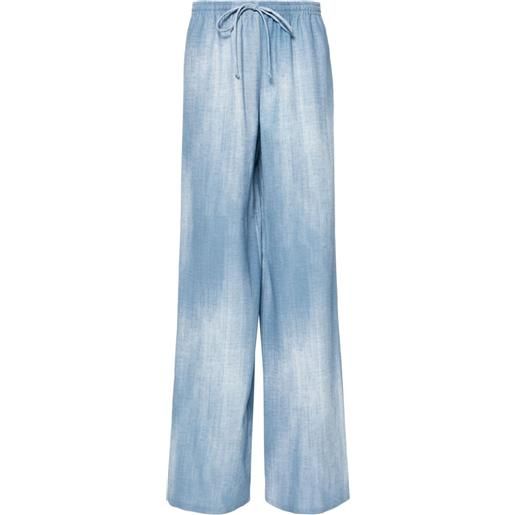 Ermanno Scervino pantaloni con coulisse - blu