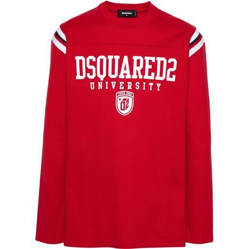 Dsquared2 t-shirt con stampa - rosso