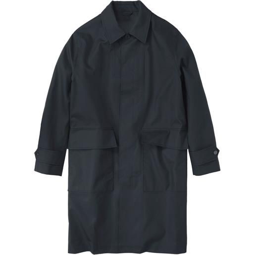 Closed cappotto monopetto con colletto ampio - nero