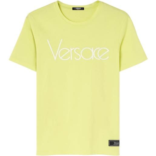 Versace t-shirt con stampa - giallo