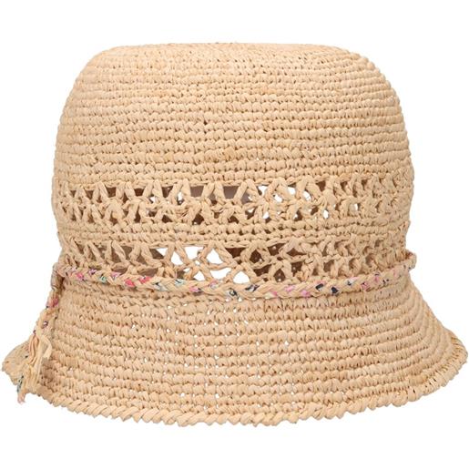 BONPOINT cappello bucket in rafia crochet
