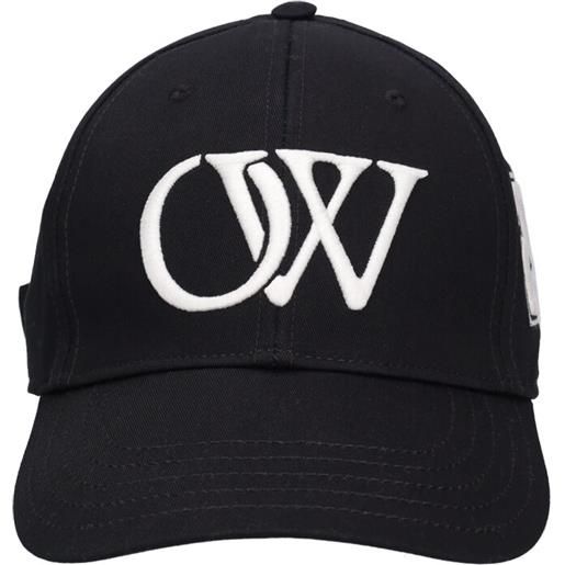 OFF-WHITE cappello baseball in cotone con logo