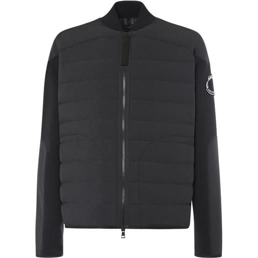 MONCLER giacca cny in cotone e techno / zip
