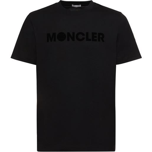 MONCLER t-shirt in jersey di cotone con logo