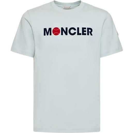 MONCLER t-shirt in jersey di cotone con logo