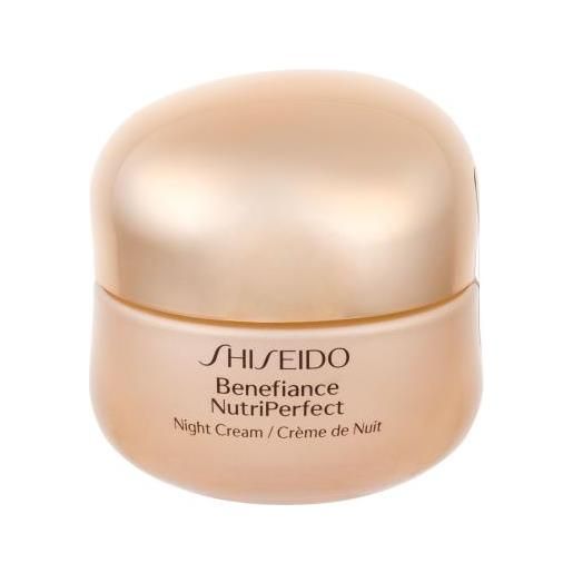 Shiseido benefiance nutri. Perfect night cream crema notte antirughe 50 ml per donna