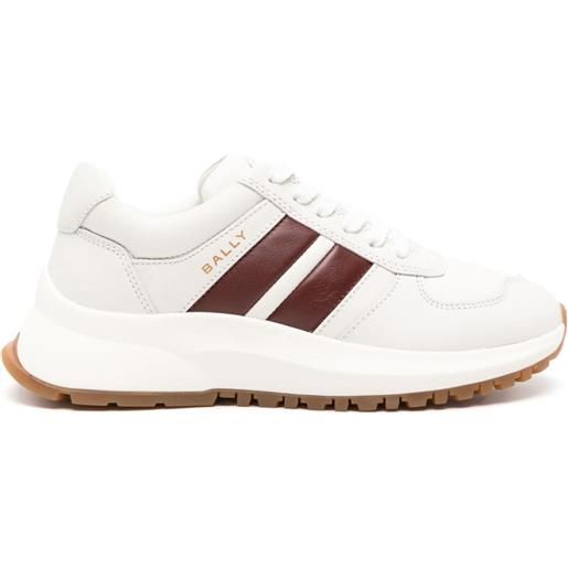 Bally sneakers darsyl a righe - bianco
