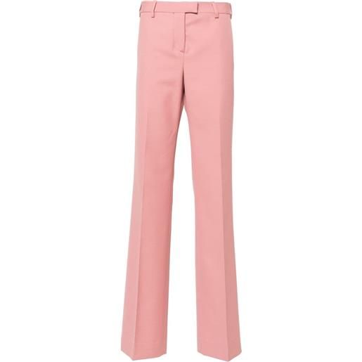Palm Angels pantaloni sartoriali a vita alta - rosa