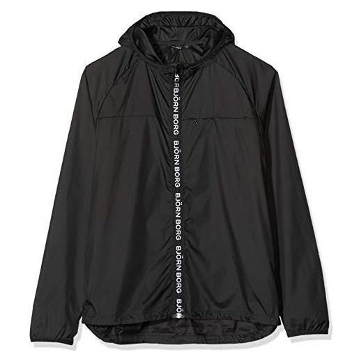 Björn Borg aimo wind giacca sportiva da uomo, colore nero, bianco, xxl