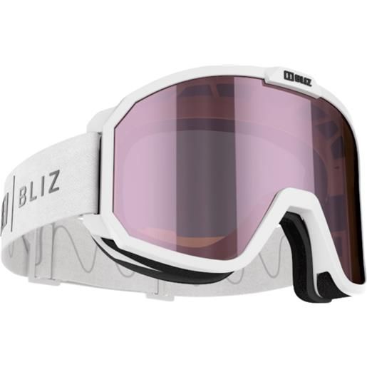 BLIZ rave matt white maschera sci/snowboard