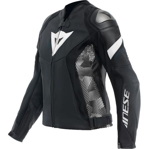 DAINESE giacca pelle donna dainese avro 5 wmn nero bianco