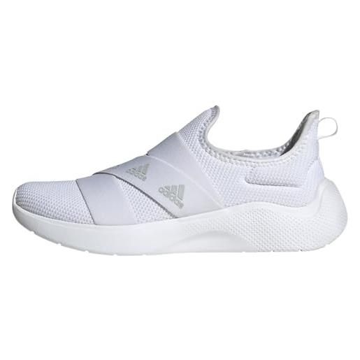 adidas puremotion adapt, shoes-low (non football) donna, ftwr white/grey two/ftwr white, 43 1/3 eu