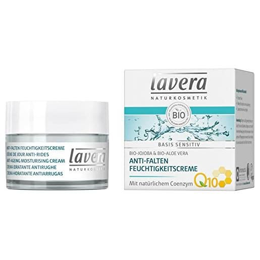 Lavera bio basis sensitiv crema idratante antirughe q10 (2 x 50 ml)