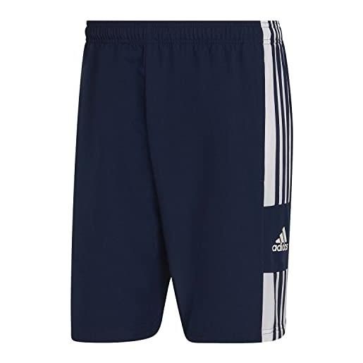 adidas squadra 21 woven shorts, pantaloncini uomo, team navy blue/white, l