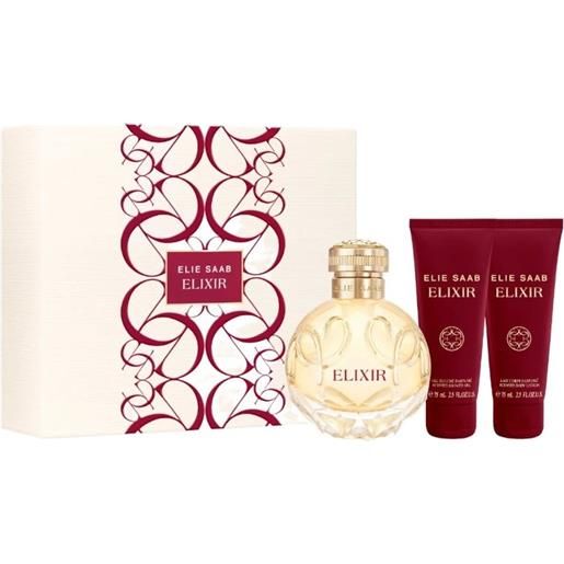Elie Saab elixir eau de parfum 100 ml + body lotion + shower gel cofanetto