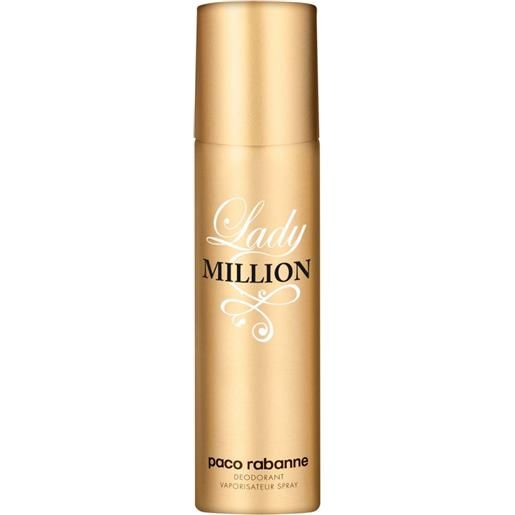 Paco Rabanne lady million deodorant spray 150ml