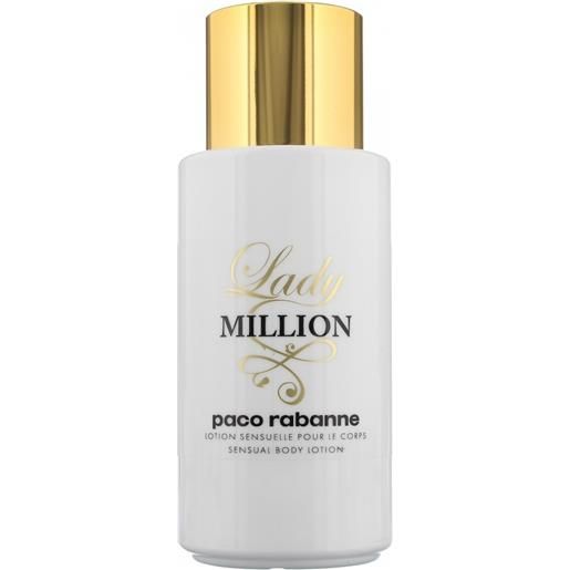 Paco Rabanne lady million sensual body lotion 200ml