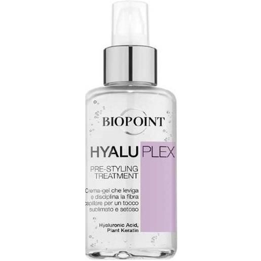 Biopoint hyaluplex pre styling treatment - crema gel disciplinante 100 ml