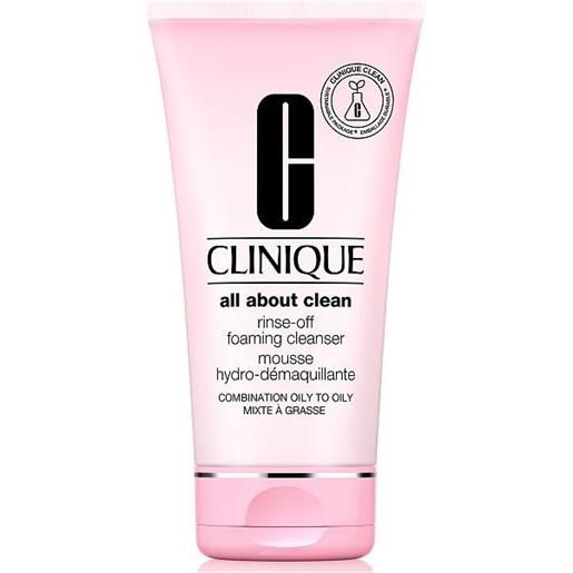 Clinique all about clean rinse-off foaming cleanser 150ml