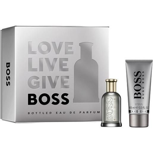 Hugo Boss boss bottled eau de parfum 50 ml + shower gel cofanetto