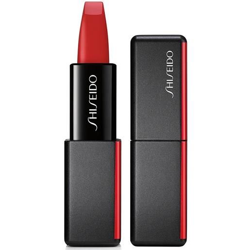 Shiseido modern. Matte powder lipstick - 514 hyper red