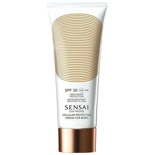 Sensai silky bronze cellular protective cream for body spf 30 150ml