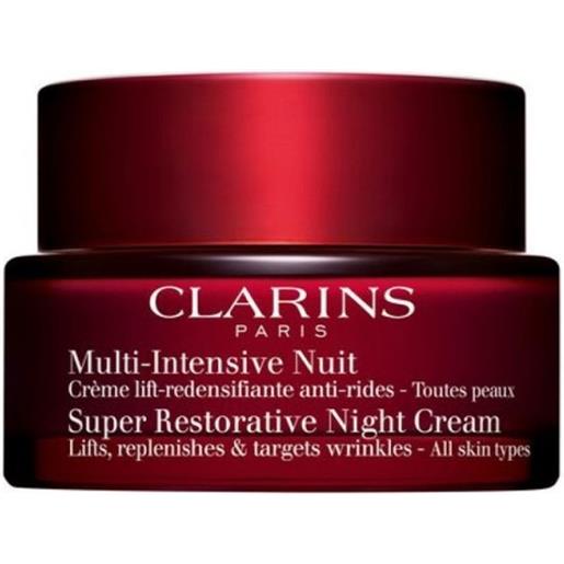 Clarins multi-intensive nuit crema antirughe notte per tutti i tipi di pelle 50 ml