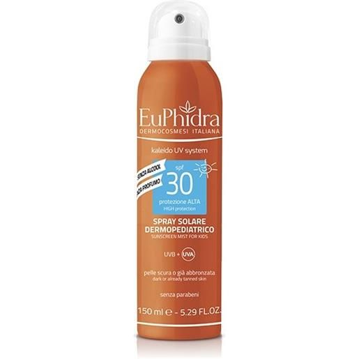 Euphidra kaleido uv system spray solare dermopediatrico spf 30 150ml