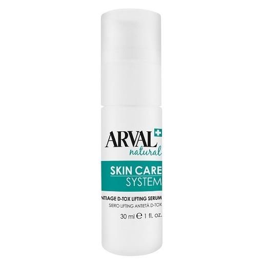 Arval natural skin care system siero lifting anti età d-tox 30ml