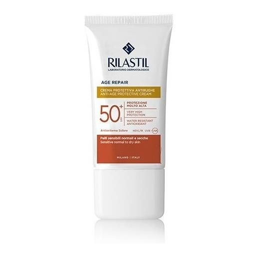Rilastil age repair spf50+ crema solare protettiva antirughe 40 ml