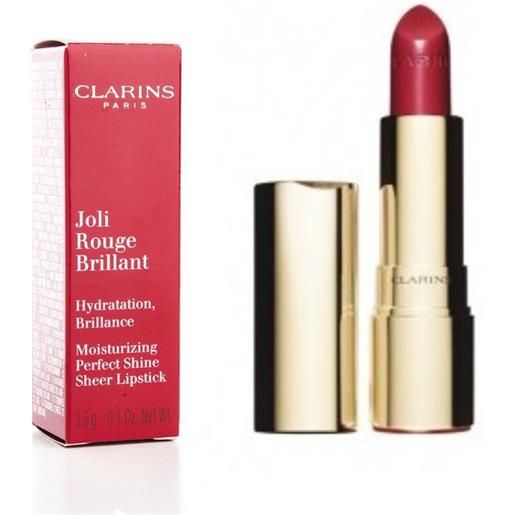 Clarins joli rouge lipstick brillant - 32 hot pink