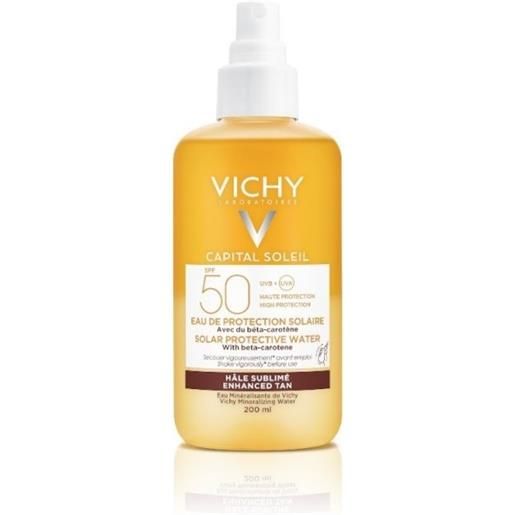 Vichy capital soleil acqua solare protettiva abbronzatura intensa spf50 200 ml