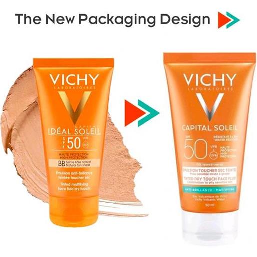 Vichy capital soleil bb emulsione viso colorata effetto asciutto spf50 50 ml