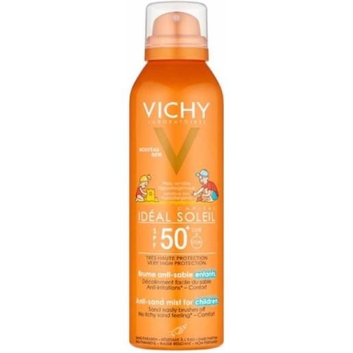 Vichy capital soleil spray solare anti-sabbia per bambini spf50+ 200 ml