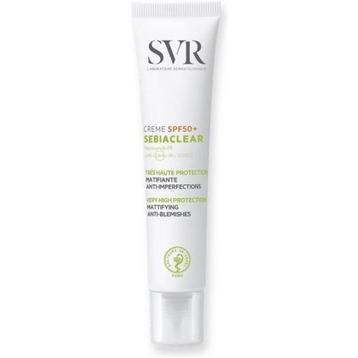 SVR sebiaclear crème spf50+ crema protettiva anti imperfezioni 40 ml