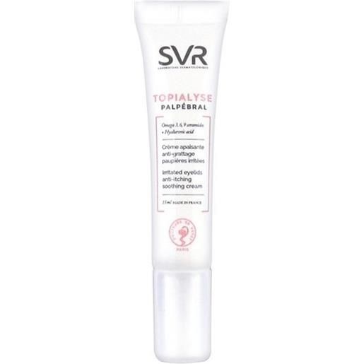 SVR topialyse palpebral crema lenitiva anti-prurito per palpebre irritate 15 ml