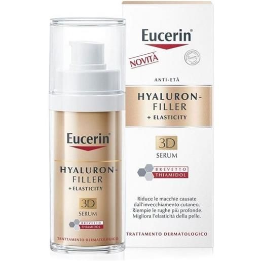 Eucerin hyaluron-filler + elasticity 3d serum siero anti età per pelli mature 30 ml