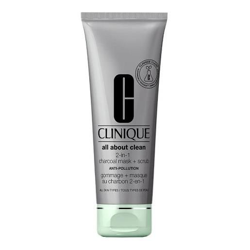 Clinique all about clean 2 in 1 charcoal mask + scrub 100ml