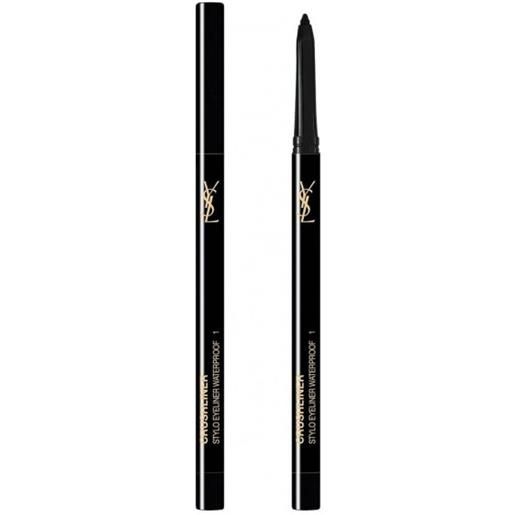 Yves Saint Laurent crushliner stylo eyeliner waterproof - 01 noir intense