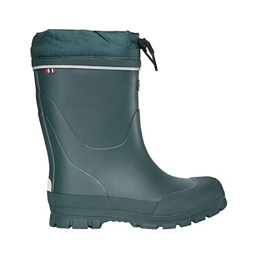 Viking jolly warm, rain boot unisex-bambini, uva, 24 eu