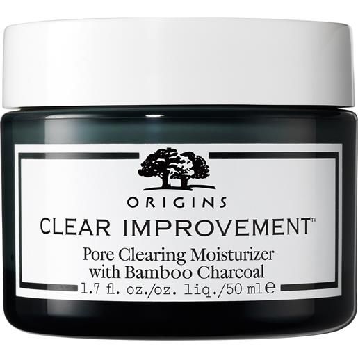 ORIGINS clear improvement moisturizer with charcoal anti-acne idratante 50 ml