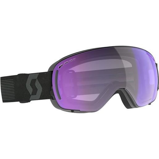 Scott lcg compact ls ski goggles viola light sensitive blue chrome/cat 2
