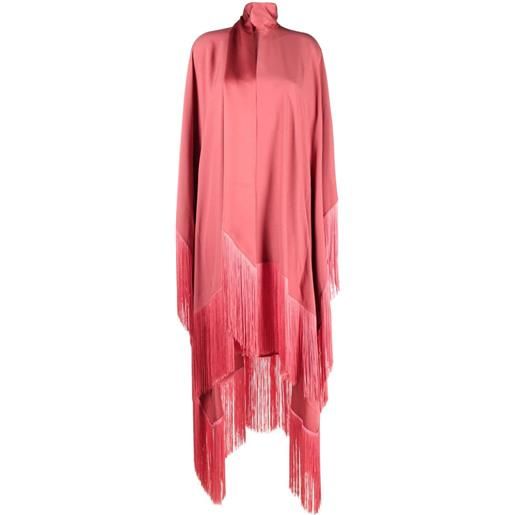 Taller Marmo fringed-edge kaftan dress - rosa