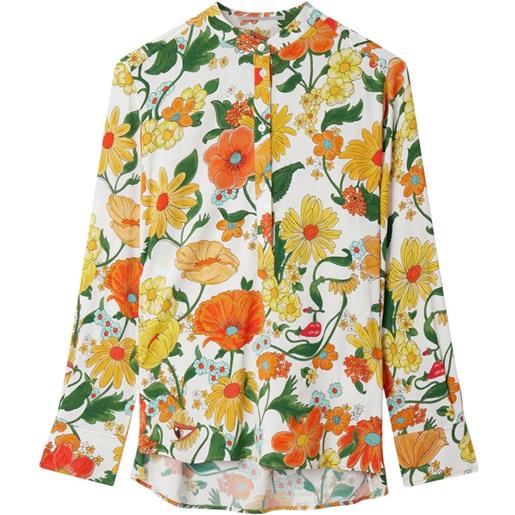 Stella McCartney camicia con stampa lady garden - giallo