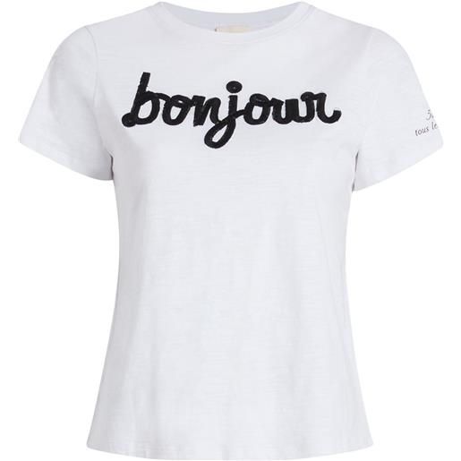 Cinq A Sept t-shirt bonjour - bianco